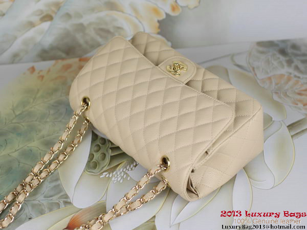 Chanel 2.55 Series Classic Flap Bag Original Cannage Patterns Leather Apricot Chanel 2.55 Series Classic Flap Bag Original Cannage Patterns Leather Apricot