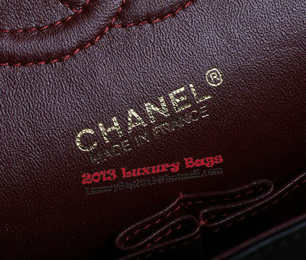 Chanel 2.55 Series Bag Original Black Sheepskin CHA1112 Gold Chanel 2.55 Series Bag Original Black Sheepskin CHA1112 Gold