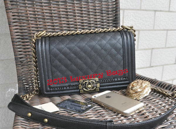 Chanel Boy Flap Shoulder Bags Cannage Pattern Leather A67086 Black Chanel Boy Flap Shoulder Bags Cannage Pattern Leather A67086 Black