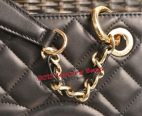 Chanel Classic Coco Bag Black GST Sheepskin Leather A50995 Gold Chanel Classic Coco Bag Black GST Sheepskin Leather A50995 Gold