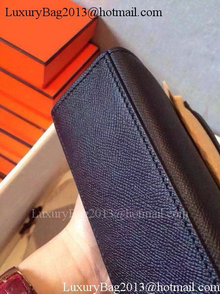 Hermes MINI Kelly 22cm Tote Bag Calfskin Leather K22 Black Hermes MINI Kelly 22cm Tote Bag Calfskin Leather K22 Black