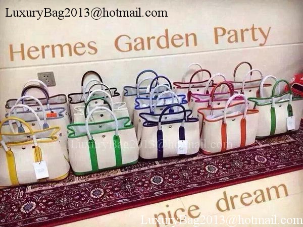 Hermes Garden Party 36cm Tote Bags Canvas HGP1927 Orange Hermes Garden Party 36cm Tote Bags Canvas HGP1927 Orange