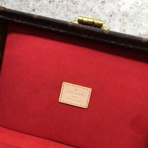 Louis Vuitton Monogram Canvas Treasure Box 40666 Red Louis Vuitton Monogram Canvas Treasure Box 40666 Red