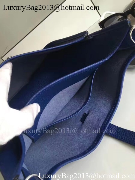 Hermes Evelyne 30cm Messenger Bag E3301 Blue Hermes Evelyne 30cm Messenger Bag E3301 Blue