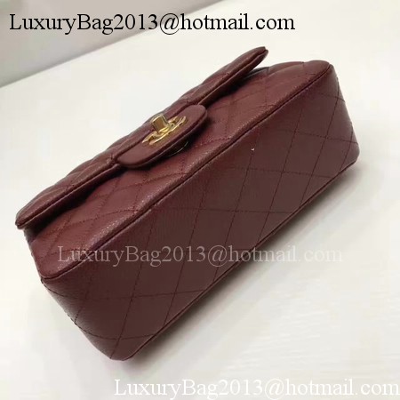 Chanel mini Classic Flap Bag Original Cannage Pattern A1116 Wine Chanel mini Classic Flap Bag Original Cannage Pattern A1116 Wine