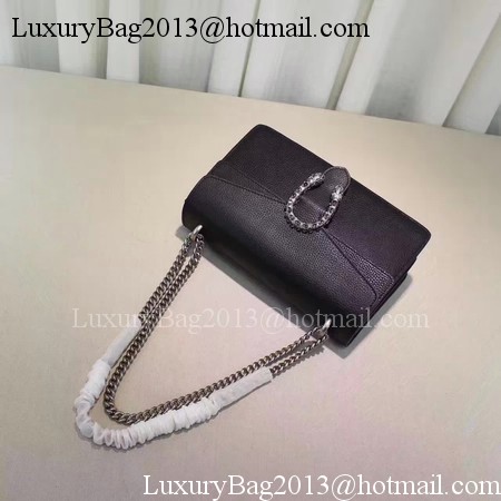 Gucci Dionysus Blooms Leather Shoulder Bag 400249 Black Gucci Dionysus Blooms Leather Shoulder Bag 400249 Black