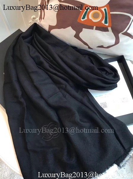 Chanel Scarf CC2836 Black Chanel Scarf CC2836 Black