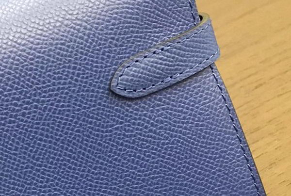 Hermes Kelly Epsom Leather Wallet H4086 Blue Hermes Kelly Epsom Leather Wallet H4086 Blue