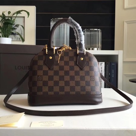 Louis Vuitton Damier Ebene Canvas ALMA BB N53152 Louis Vuitton Damier Ebene Canvas ALMA BB N53152