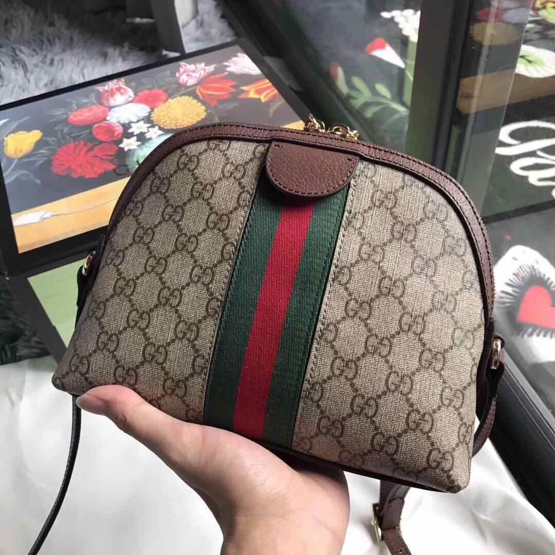 Gucci Ophidia Canvas Shoulder Bag 499621 Brown Gucci Ophidia Canvas Shoulder Bag 499621 Brown