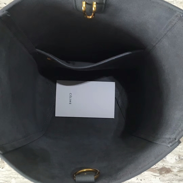Celine Cabas Phantom Bags Lichee Pattern Leather 77426 Grey Celine Cabas Phantom Bags Lichee Pattern Leather 77426 Grey
