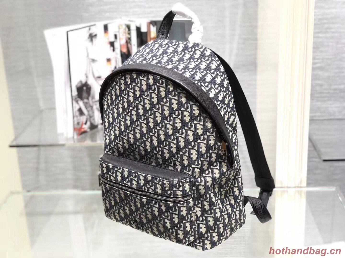Dior Canvas Backpack Bag M04421 Black Dior Canvas Backpack Bag M04421 Black