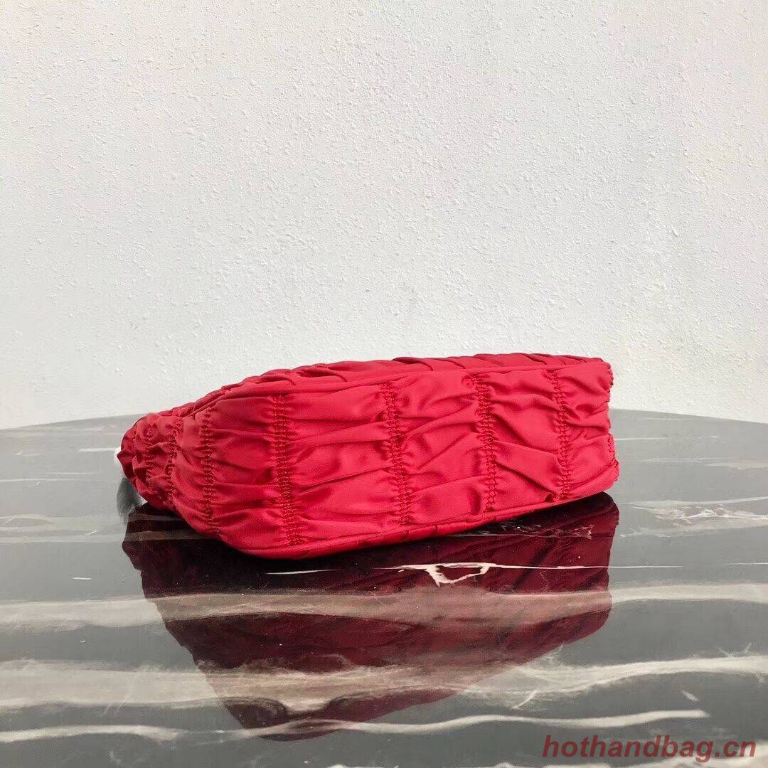 Prada Nylon and Saffiano leather mini bag 1NE204 red Prada Nylon and Saffiano leather mini bag 1NE204 red
