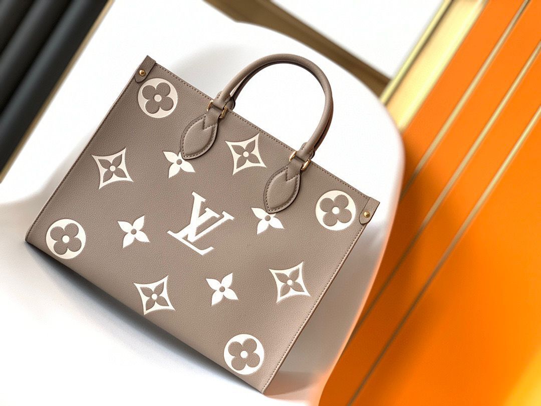 Louis Vuitton ONTHEGO Original Leather MM M45494 Gray Louis Vuitton ONTHEGO Original Leather MM M45494 Gray