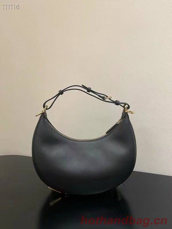 Fendi Praphy Original Leather Big Logo Bag 80056M Black Fendi Praphy Original Leather Big Logo Bag 80056M Black