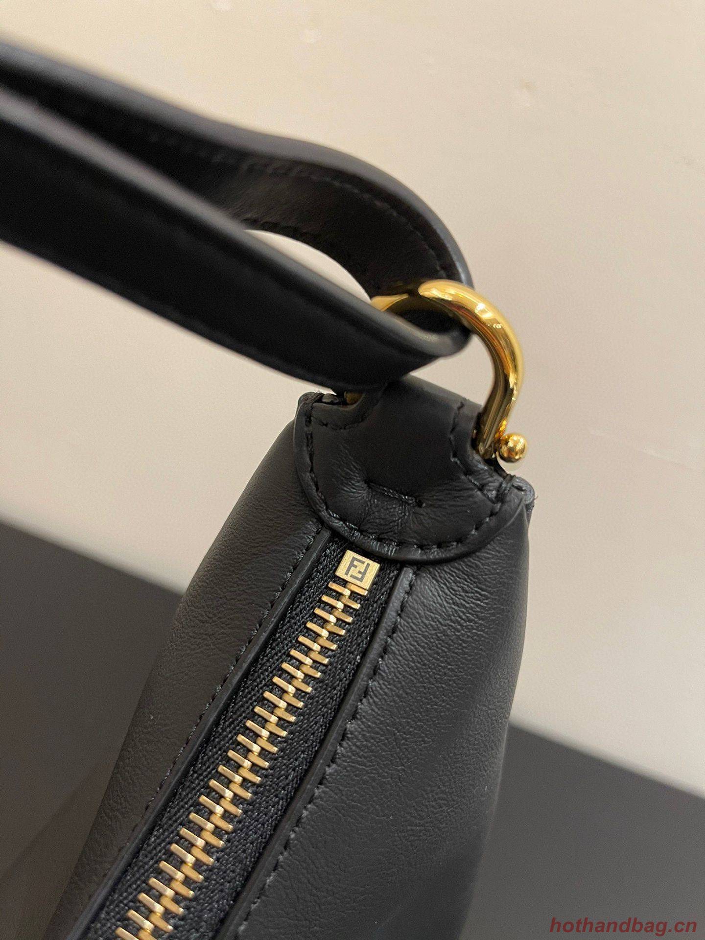 Fendi Praphy Original Leather Big Logo Bag 80056M Black Fendi Praphy Original Leather Big Logo Bag 80056M Black