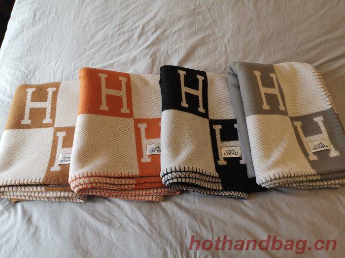 Hermes Lambswool&Cashmere Shawl&Blanket HMB00011 Hermes Lambswool&Cashmere Shawl&Blanket HMB00011