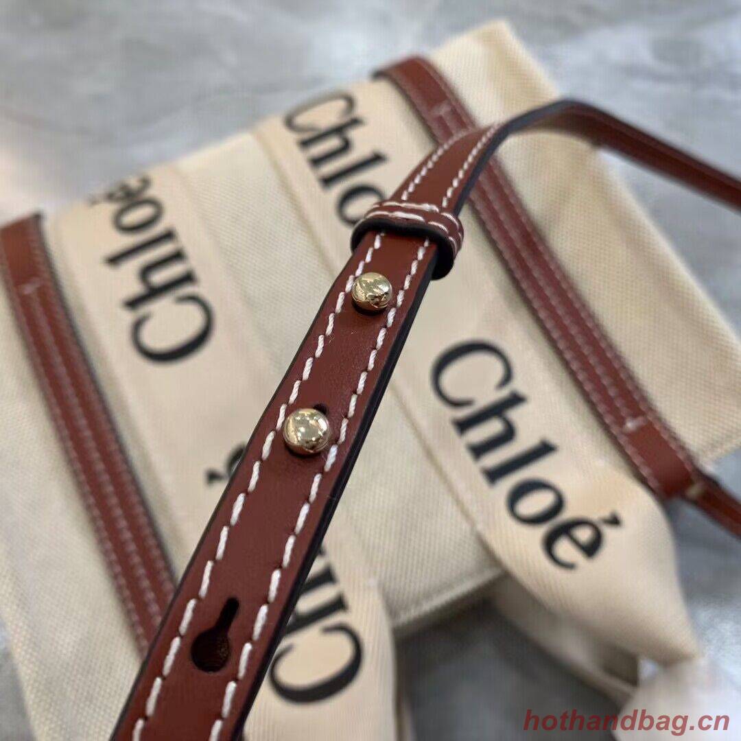 Chloe Cloth & leather 7576 Brown Chloe Cloth & leather 7576 Brown