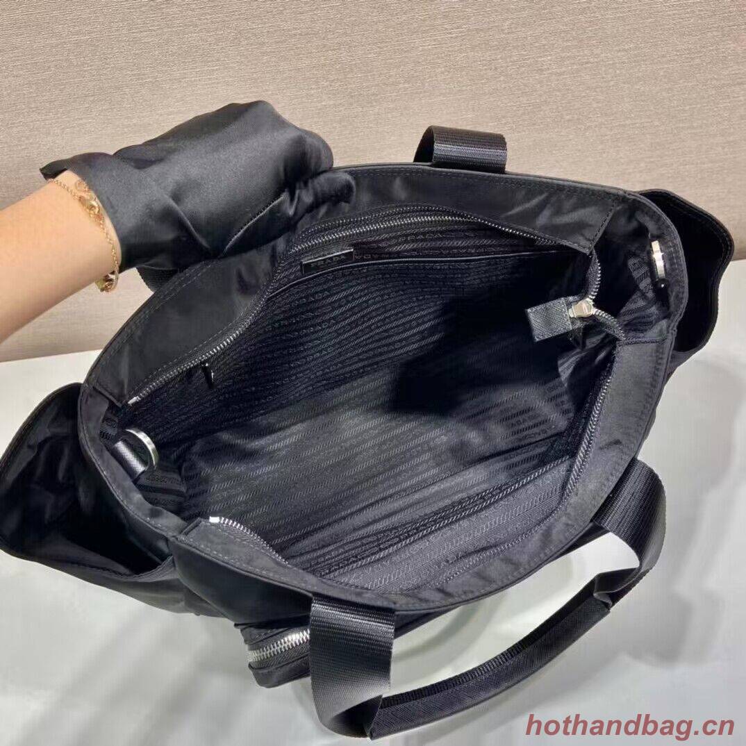 Prada Re-Nylon Tote Shopping Mami Bag 1BG102 Black Prada Re-Nylon Tote Shopping Mami Bag 1BG102 Black