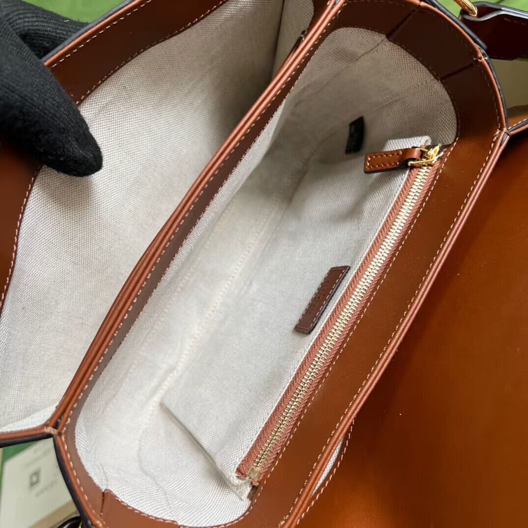 Gucci Horsebit 1955 Original Leather Shoulder Bag 602204 Brown Gucci Horsebit 1955 Original Leather Shoulder Bag 602204 Brown