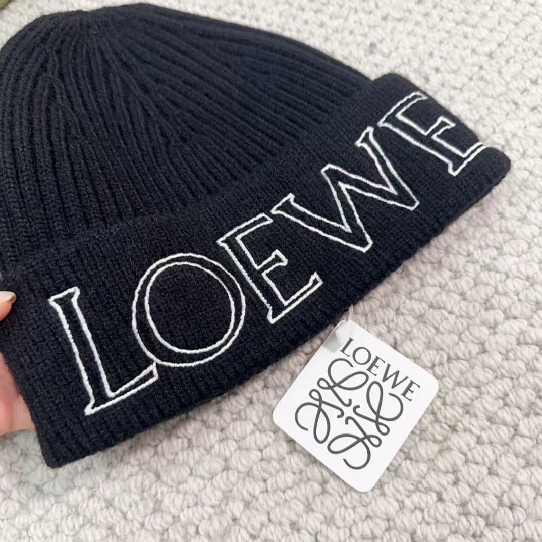 Loewe Hat LH39021 Black Loewe Hat LH39021 Black