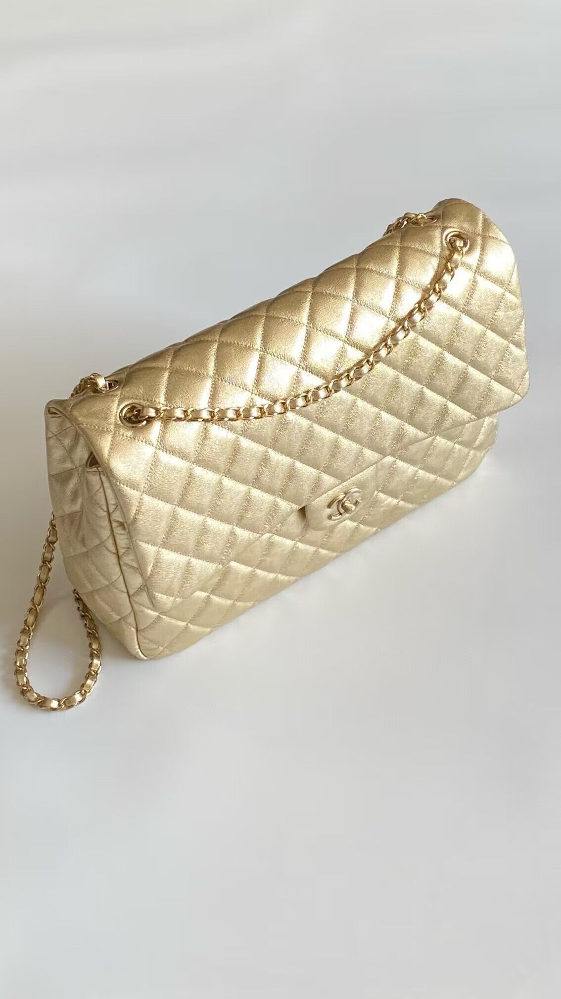 Chanel LARGE 2.55 HANDBAG AS4661 Gold Chanel LARGE 2.55 HANDBAG AS4661 Gold