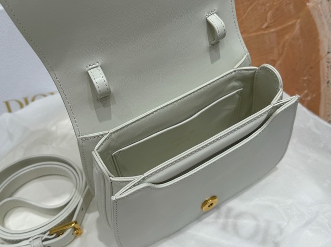 Dior Medium 30 Montaigne Avenue Top Handle Bag Ribbed Calfskin M9371UN Latte Ribbed