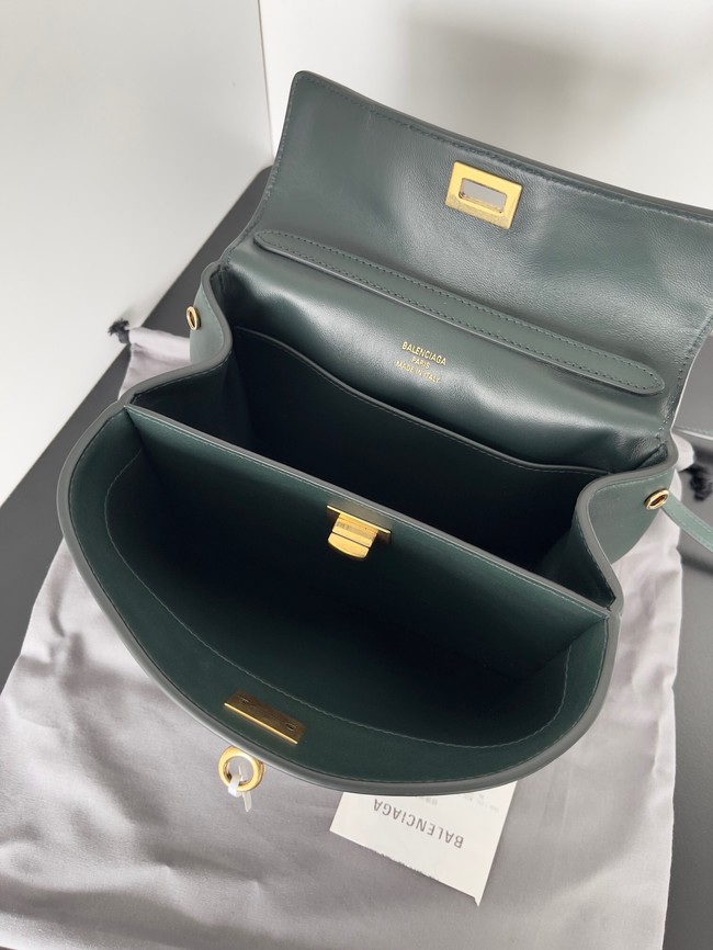 Balenciaga Rodeo Mini Handbag smooth calfskin 795456 lake green