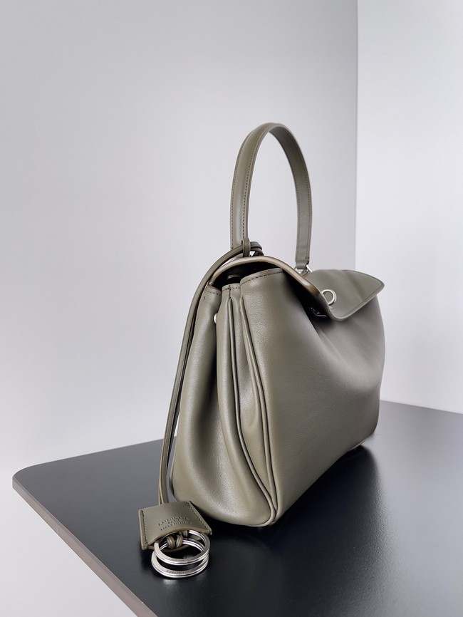Balenciaga Rodeo Handbag Large smooth calfskin 795458 green