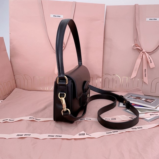 MIU MIU Leather Shoulder Bags 5BD270 black
