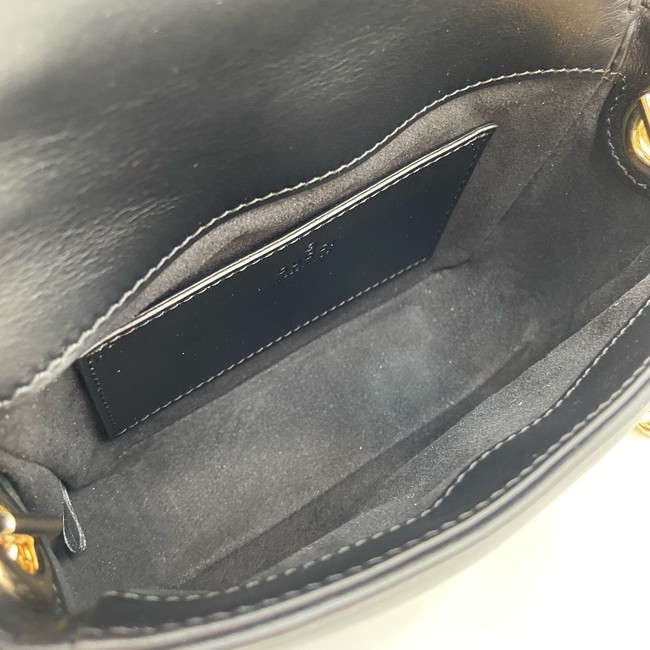 GUCCI GG MARMONT MINI TOP HANDLE BAG 811238 BLACK