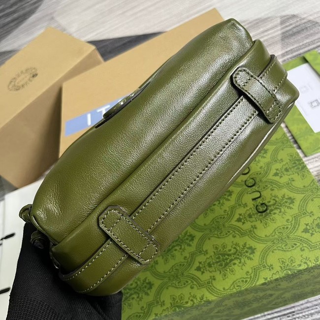 GUCCI OPHIDIA SAMLL BAG 725696 Khaki
