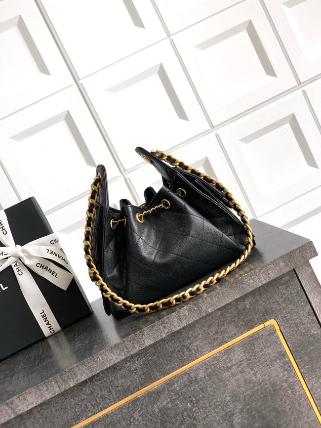 CHANEL 25 MINI HANDBAG AS5631 black