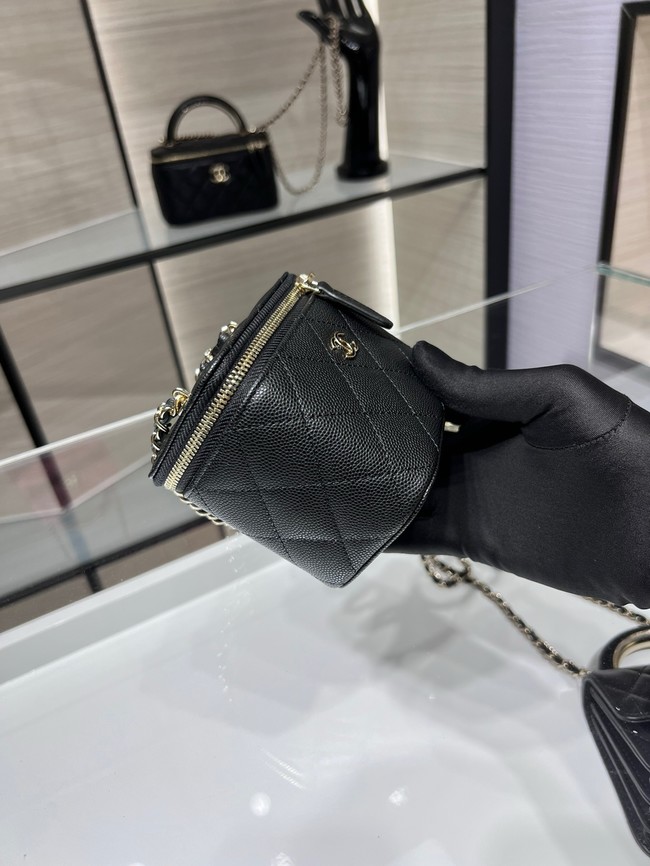 CHANEL Classic Small Vanity with Chain AP1340 black