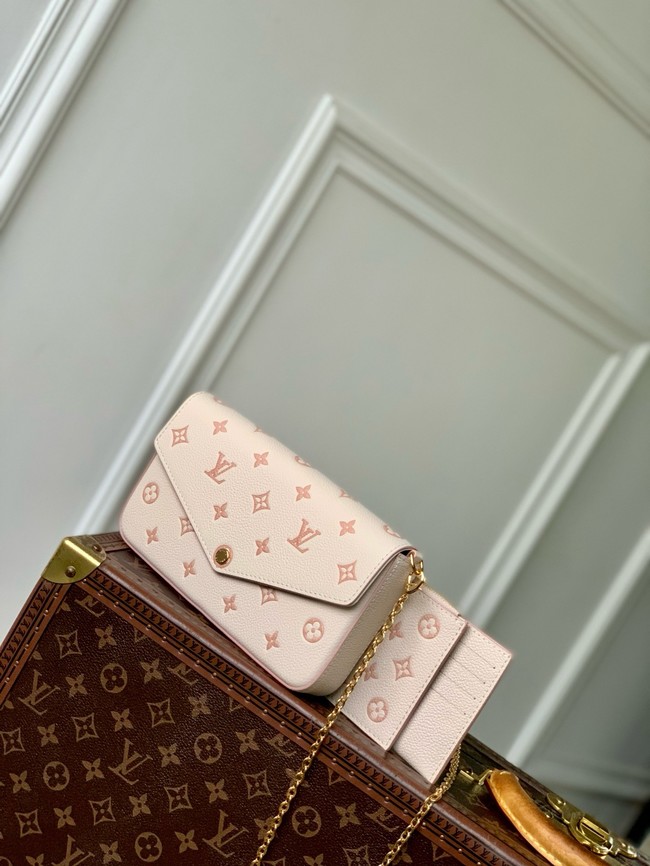 Louis Vuitton NEW Felicie Pochette M14968 Bicolor Eden