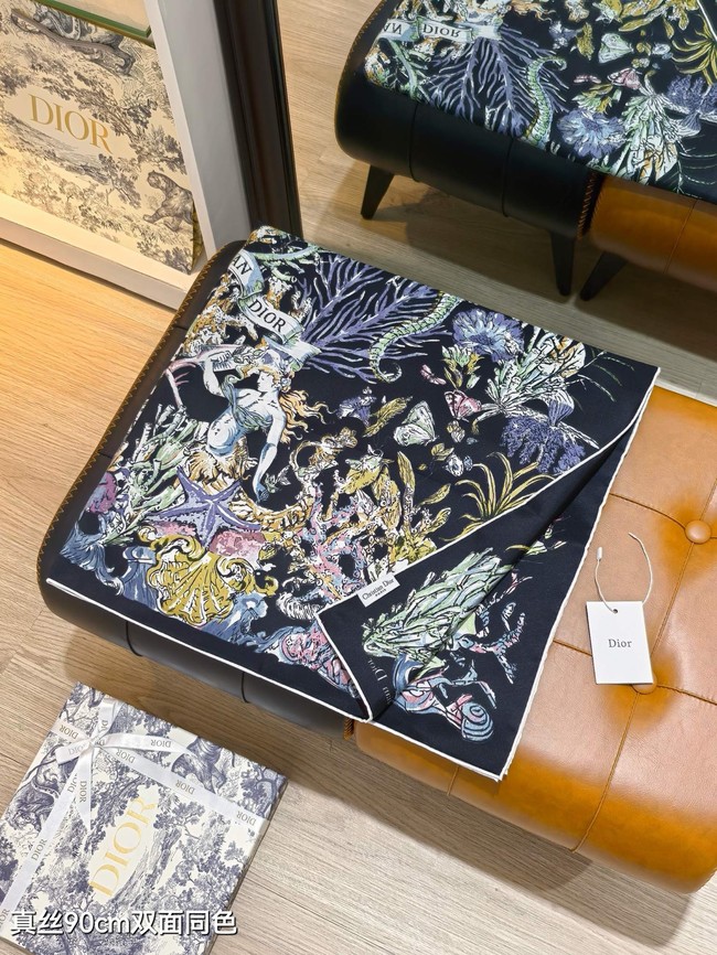 Dior Shawl Cashmere and Silk Jacquard KY091
