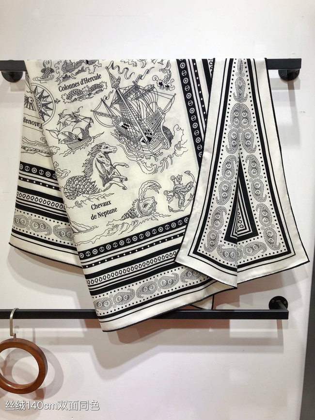 Hermes Shawl Cashmere and Silk KY132
