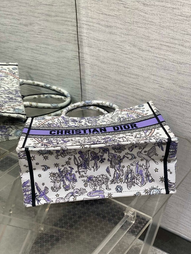 Dioriviera Medium Dior Book Tote Embroidery M1296ZEZG-3