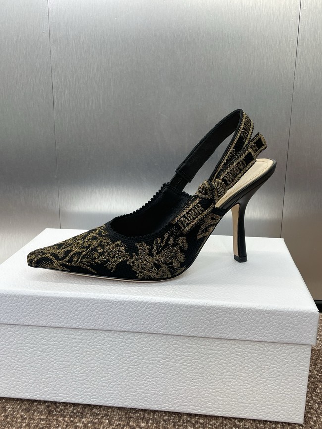 JAdior Slingback Pump Cotton Embroidered KCP867DQ-1
