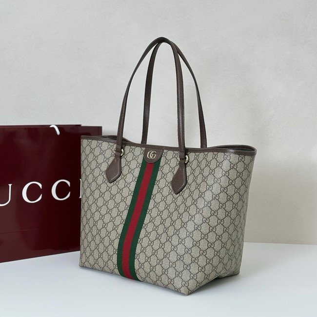 Gucci Ophidia large tote bag 836829 dark brown