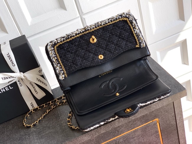 CHANEL Classic 11.12 Handbag A01112 black