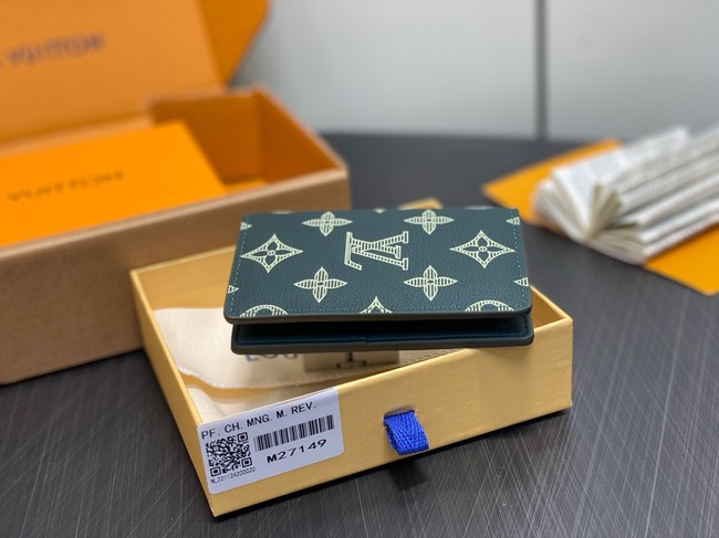 Louis Vuitton Pocket Organizer M27149 Forest Green