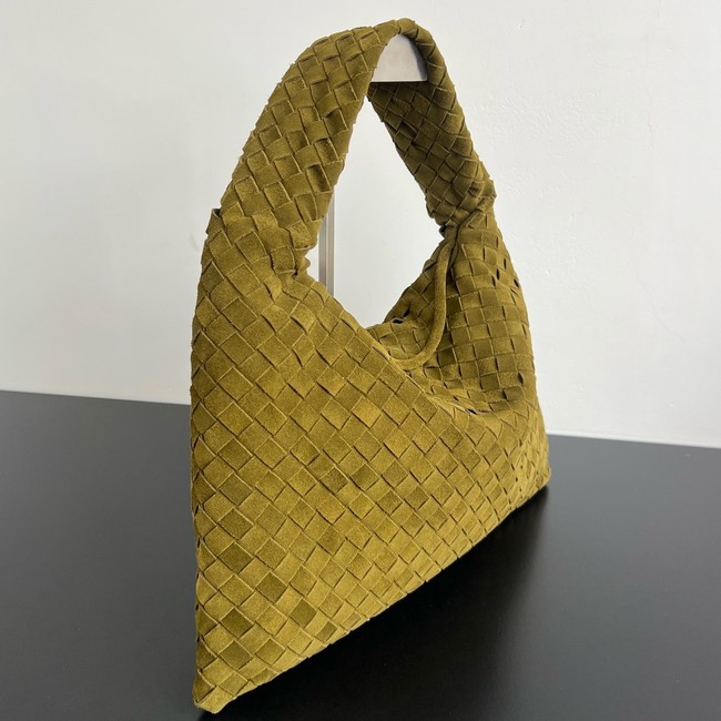 Bottega Veneta Hop calf leather Suede 796262 green