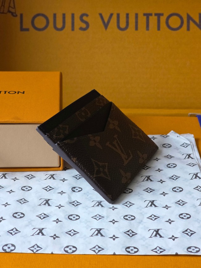 Louis Vuitton Double Card Holder M28233 black
