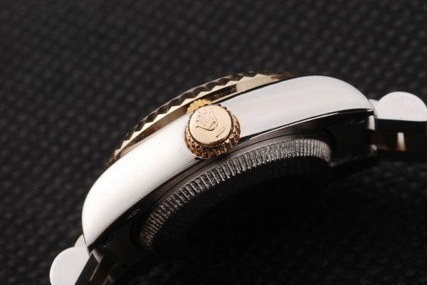 Rolex Datejust Mechanism Golden White Cutwork Watch-RD2374 Rolex Datejust Mechanism Golden White Cutwork Watch-RD2374