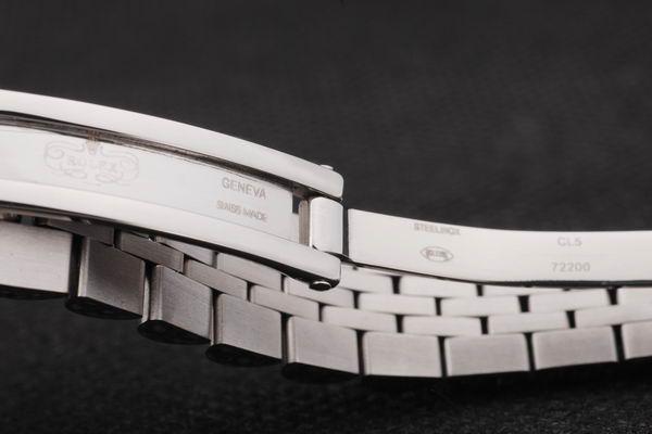 Rolex Datejust Mechanism Silver Bezel&White Surface Watch-RD2451 Rolex Datejust Mechanism Silver Bezel&White Surface Watch-RD2451