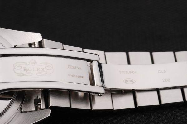Rolex Datejust Silver Black Stainless Steel Watch-RD2411 Rolex Datejust Silver Black Stainless Steel Watch-RD2411